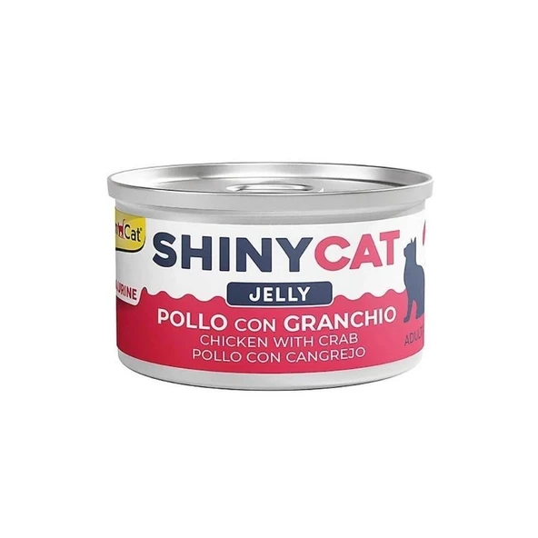 Gimcat Shinycat Fileto Tavuklu ve Yengeçli Kedi Konservesi 70 gr ürün görseli 1
