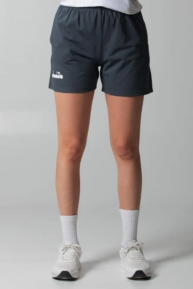 Diadora Bayan  Şort  Salon /Antrasit-(220 GR Srd.dlgç) - Resim 4
