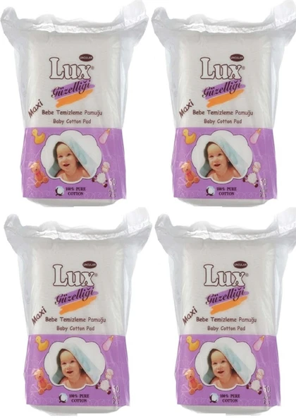 Lüx Maxi Bebek Temizleme Pamuğu 60 Lı x 4 Adet ürün görseli 1
