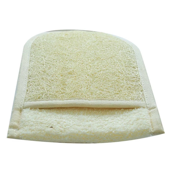 Doğal Kabak Lifli Banyo Duş Eldiveni Kese 15x25 Cm ürün görseli 1