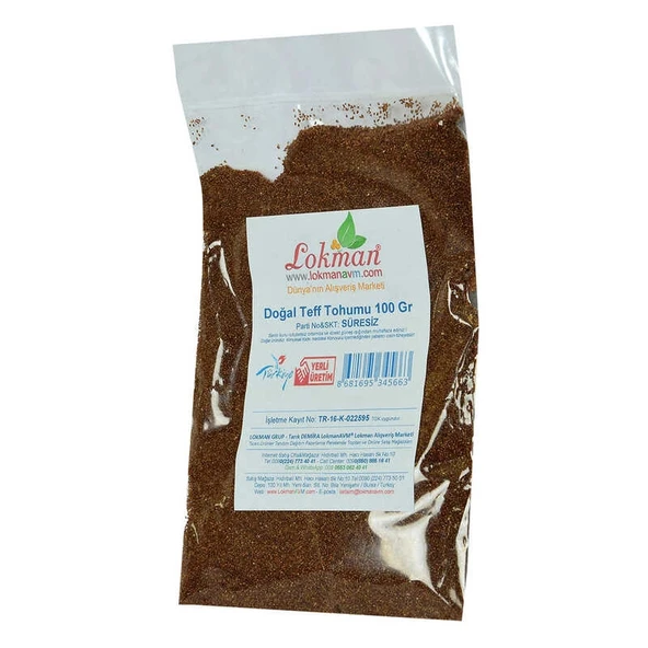 Doğal Teff Tohumu 100 Gr Paket - Resim 4