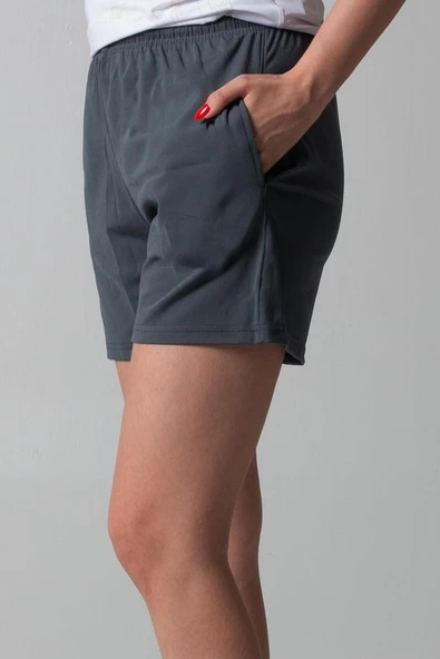 Diadora Bayan  Şort  Salon /Antrasit-(220 GR Srd.dlgç) - Resim 5