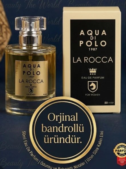 Aqua Di Polo 1987 La Rocca EDP 50 ml Orjinal Bandrollü Premium Kadın Parfüm Serisi ürün görseli 1