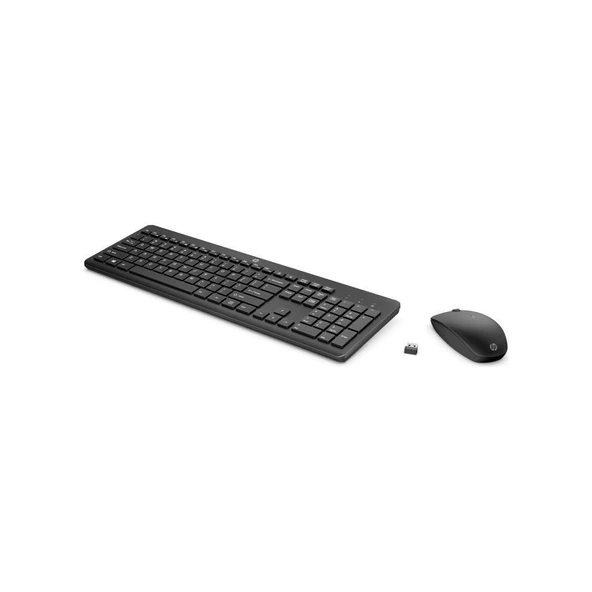 Hp 18H24AA 230 Kablosuz Klavye & Mouse Kombo Set - Siyah Türkçe (OUTLET) ürün görseli 1