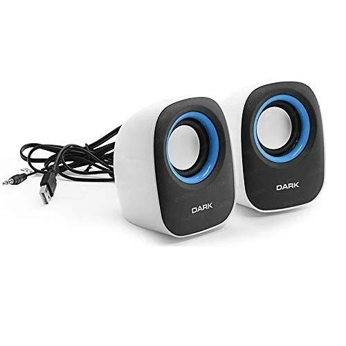 Dark (DK-AC-SP100) USB Hoparlör 1+1 Beyaz Renk ürün görseli 1