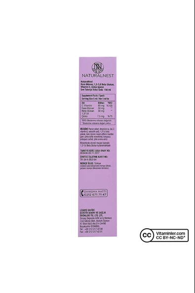 Naturalnest Immy Kara Mürver 150 ml - Resim 3