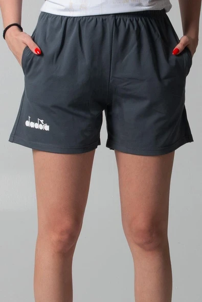Diadora Bayan  Şort  Salon /Antrasit-(220 GR Srd.dlgç) ürün görseli 1