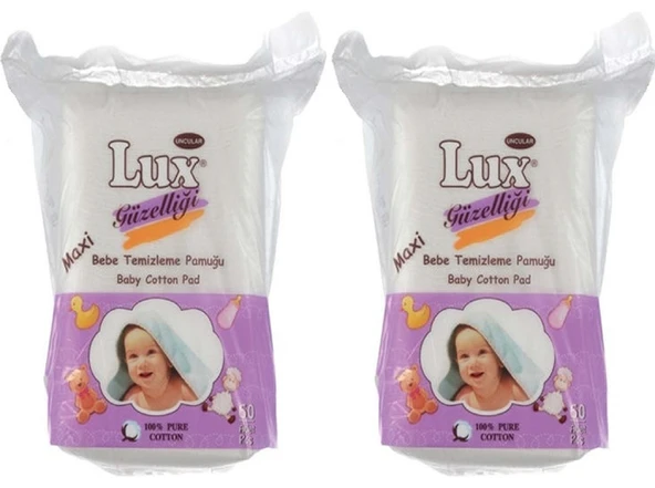 Lüx Maxi Bebek Temizleme Pamuğu 60 Lı x 2 Adet ürün görseli 1