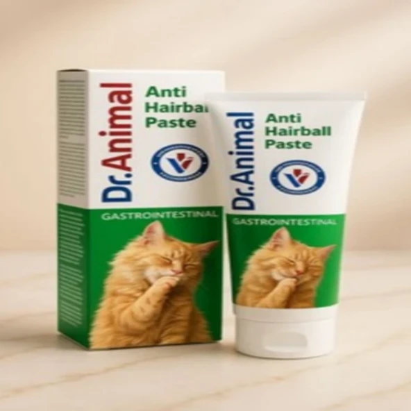 Dr. Animal Anti-Hairball & Gastrointestinal Kedi Macunu 75 ml - Tüy Yumağı Atımı ve Sindirim Desteği ürün görseli 1