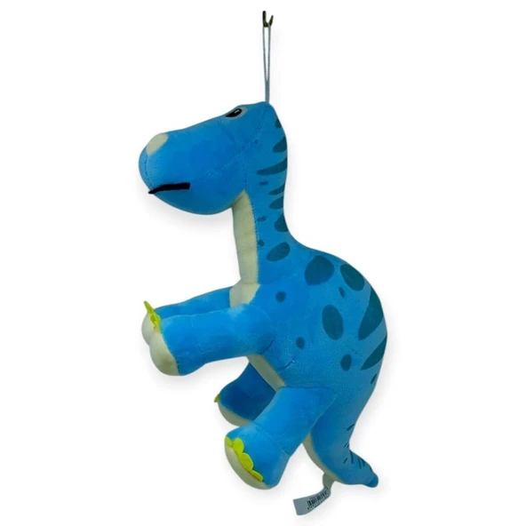 Sevimli Peluş Dinazor Turko Dino 35 cm - Mavi - Resim 3