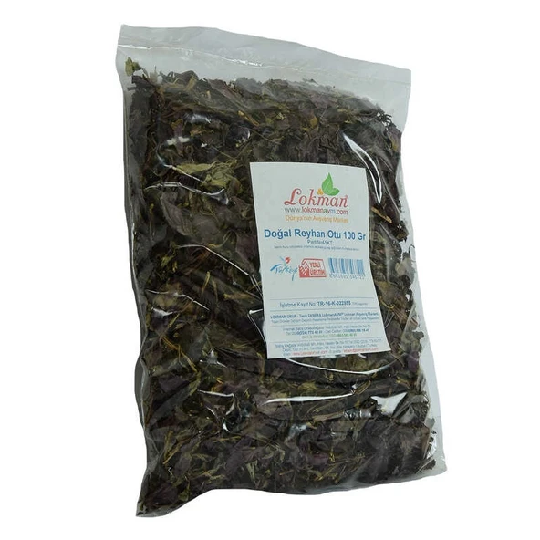 Doğal Reyhan Otu Mor 100 Gr Paket - Resim 3