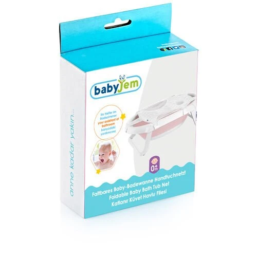 BabyJem Katlanır Küvet Havlu Filesi 625 Beyaz ürün görseli 1