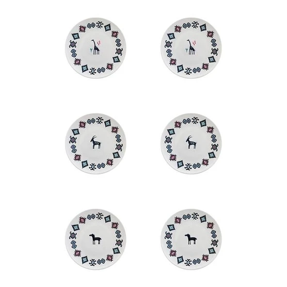 Porser Porselen Hitit Servis Tabağı Takımı 26cm 6 Parça ürün görseli 1