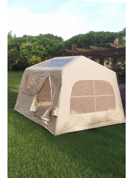 6 Kişilik Şişme Tenteli Yağmura Dayanıklı Kamp Çadırı 250X200X180 ürün görseli 1