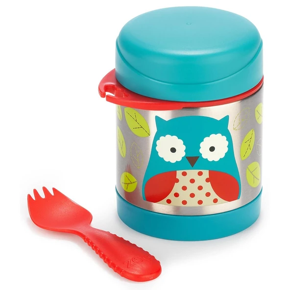 Skip Hop Zoo Paslanmaz Çelik Termos 325 ml Baykuş ürün görseli 1