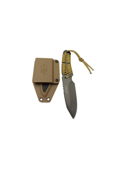 Outdoor Paracord Sarımlı Sabit Namlulu Hayatta Kalma ve Kamp Bıçağı ürün görseli 1