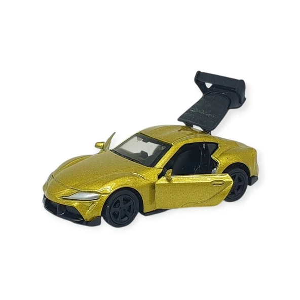Çek Bırak Metal Küçük Arabalar 8 cm - 6411A-13 - Altın ürün görseli 1