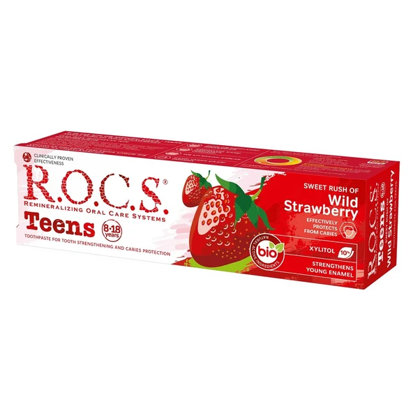 R.O.C.S. Teen Yaban Çileği Diş Macunu 8-18 Yaş 60 ml ürün görseli 1