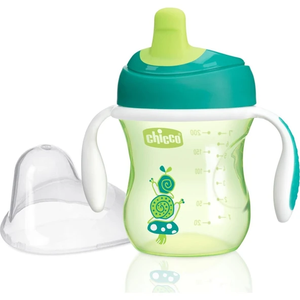 Chicco Yarı Yumuşak Uçlu Alıştırma Bardağı 6 Ay+ Unisex ürün görseli 1