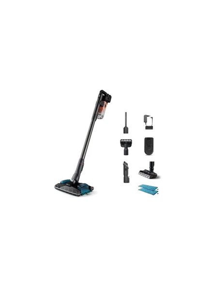 Philips Aqua Plus 8000 Serisi Kablosuz Dikey Süpürge XC8054/01 25 V Güç Değeri ile Islak Kuru Temizlik ürün görseli 1