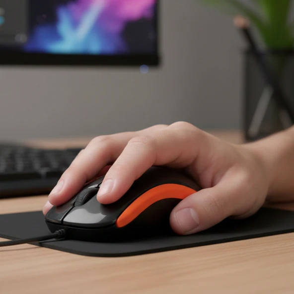 USB Kablolu 3D Optik Mouse - Resim 2