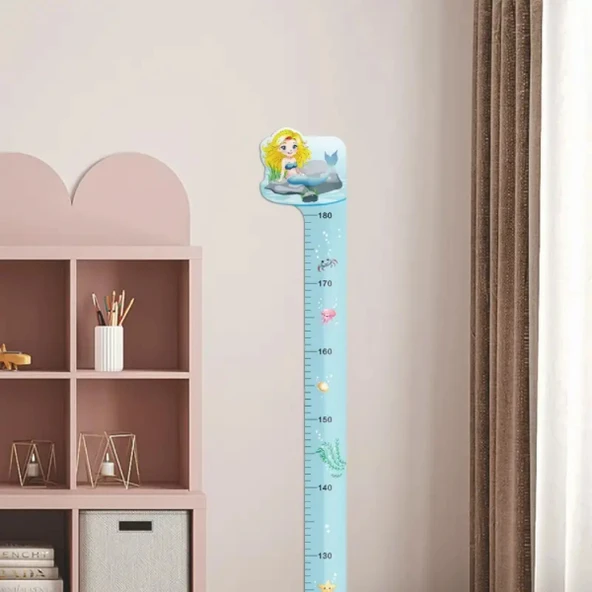 Sevimli Deniz Kızı Boy Ölçüsü Sticker ürün görseli 1