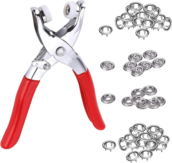 Metal Çıtçıt Pensesi ve Düğme Seti ürün görseli 1