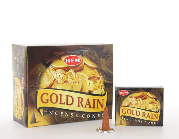 Gold Rain Aromalı Konik Tütsü ürün görseli 1