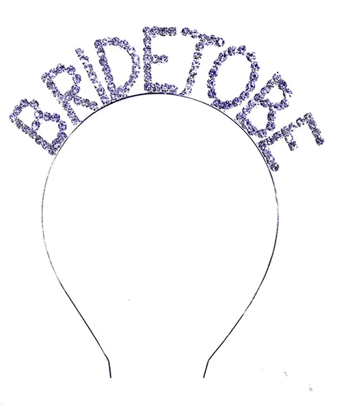 Kristal Taşlı Gümüş Renk Bride To Be Gelin Tacı ürün görseli 1