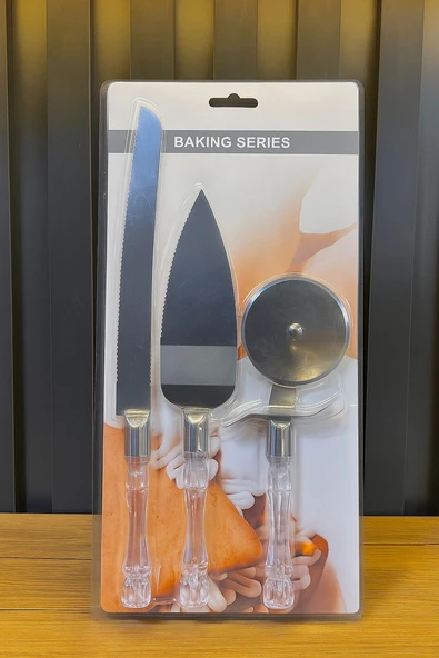 3 Parça Servis Seti - Resim 4