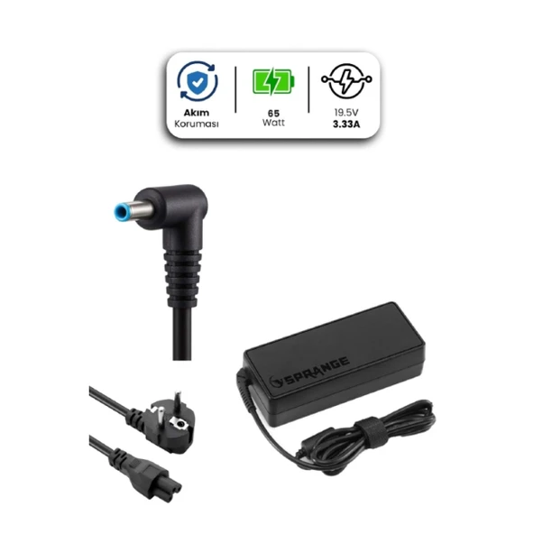 19.5V 3.33A 4.5 * 3.0mm 65W HP İçin Laptop Adaptör ürün görseli 1