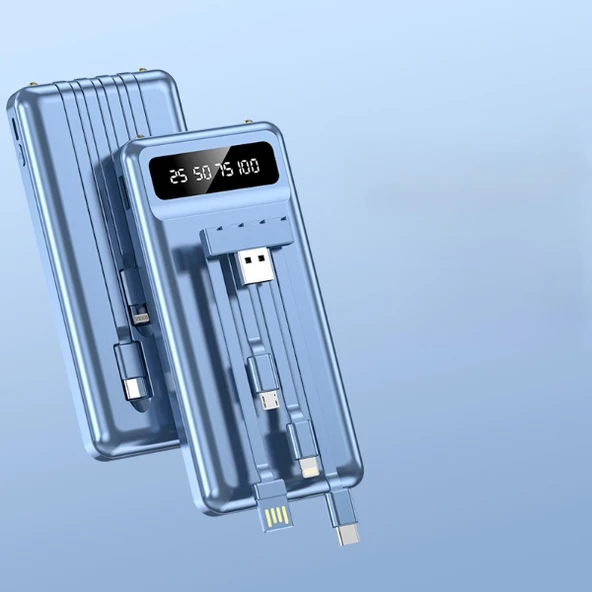 Kendinden Kablolu 10.000 mAh Powerbank ürün görseli 1