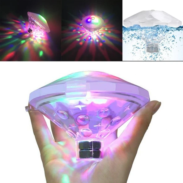 Sualtı Gece Lambası Banyo Yüzme Havuz Led Aydınlatma ürün görseli 1