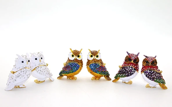 Swarovski 2'li Baykuş Model 1 ürün görseli 1
