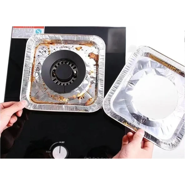 Folyo Ocak Koruyucusu 10'lu Paket ürün görseli 1
