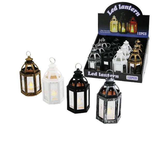 Ramazan Temalı Büyük Altıgen Açık Kubbe LED Lamba - Resim 4