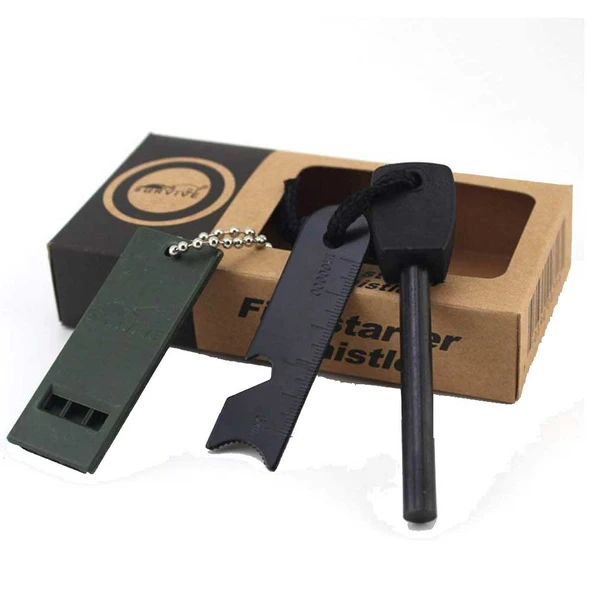 Survive Magnezyum Çubuğu Ateş Başlatıcı Çakmak Taşı ürün görseli 1
