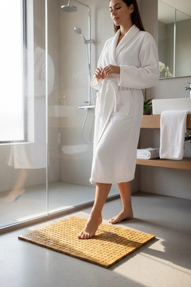 Akayev Bambu Banyo Matı 40x60 cm - Resim 2