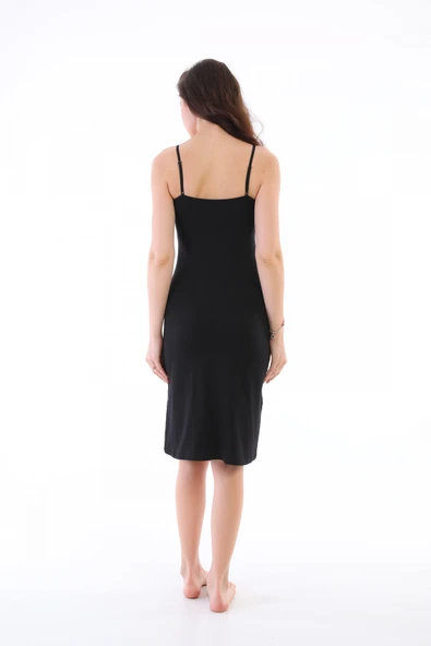 Freshness 3165  Kadın Modal Askılı Jüpon Kombinezon - Resim 4