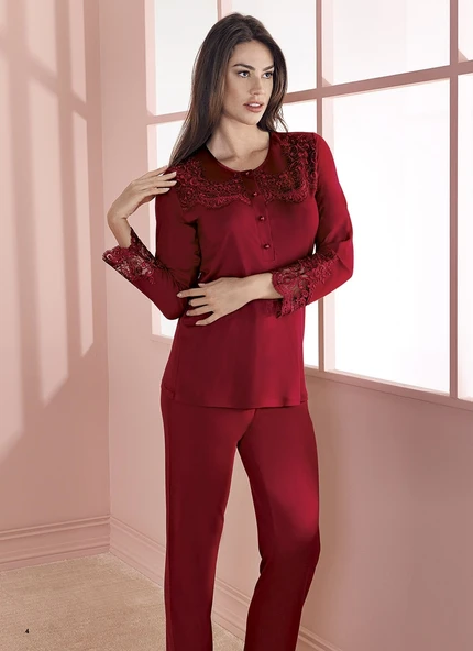Espuar 757 Penye 3'lü Sabahlık Pijama Takımı ürün görseli 1
