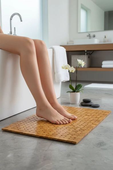 Akayev Bambu Banyo Matı 40x60 cm - Resim 5
