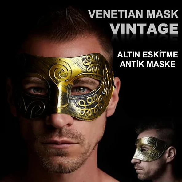Antik Tarz Balo Maskesi - Resim 2