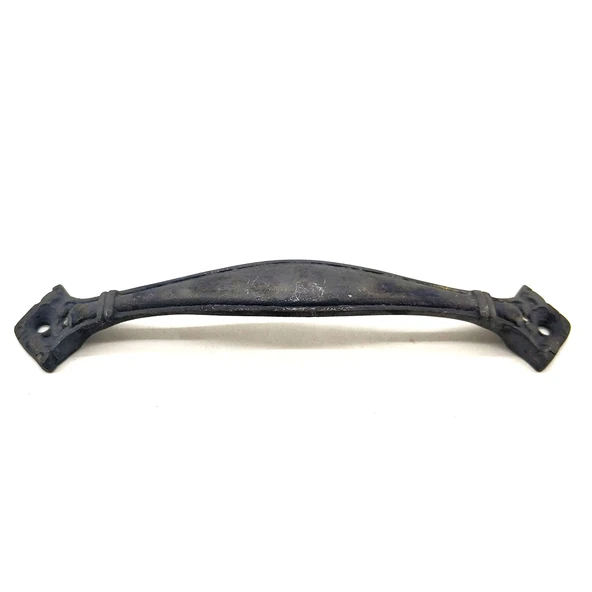 Antika Tarz Dekoratif Pirinç Deste Mobilya Kulbu - 27x155 mm, Oksit ürün görseli 1