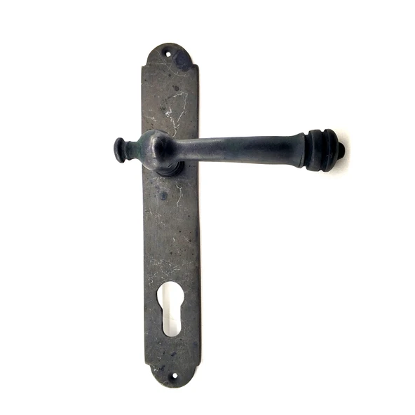 Antika Tarz Dekoratif Pirinç Taşra Oda Kapı Kolu - 220x35 mm, Oksit ürün görseli 1