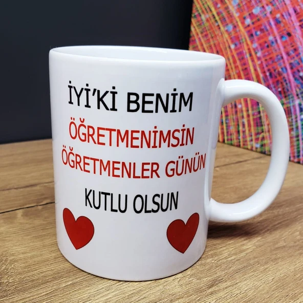 Öğretmene Hediye Kupa Bardak ürün görseli 1