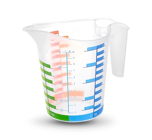 Ölçü Kabı Dereceli Renkli 1000 Ml ürün görseli 1
