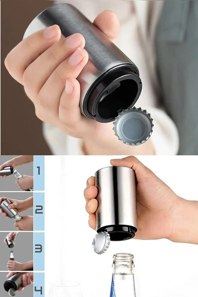 Otomatik Açacak - Otomatik Basmalı Şişe Kapak Açacağı ürün görseli 1