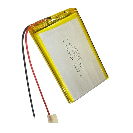 855080 3.7V 4000mAh Li-Polymer Pil (Devreli/1.5A) ürün görseli 1