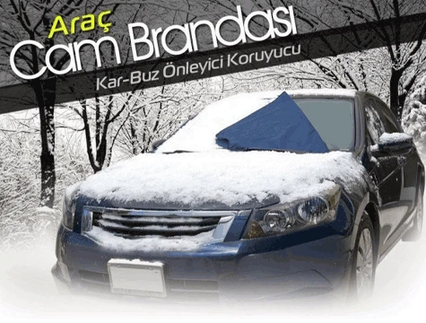 Araç Kar Buz Önleyici Araç Ön Cam Brandası ürün görseli 1