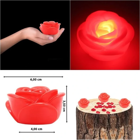 Led Işıklı Gül Romantik Gül - Resim 2